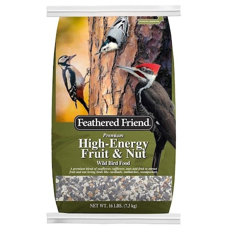 Wild Bird Food, Premium, 16 Lb Bag
